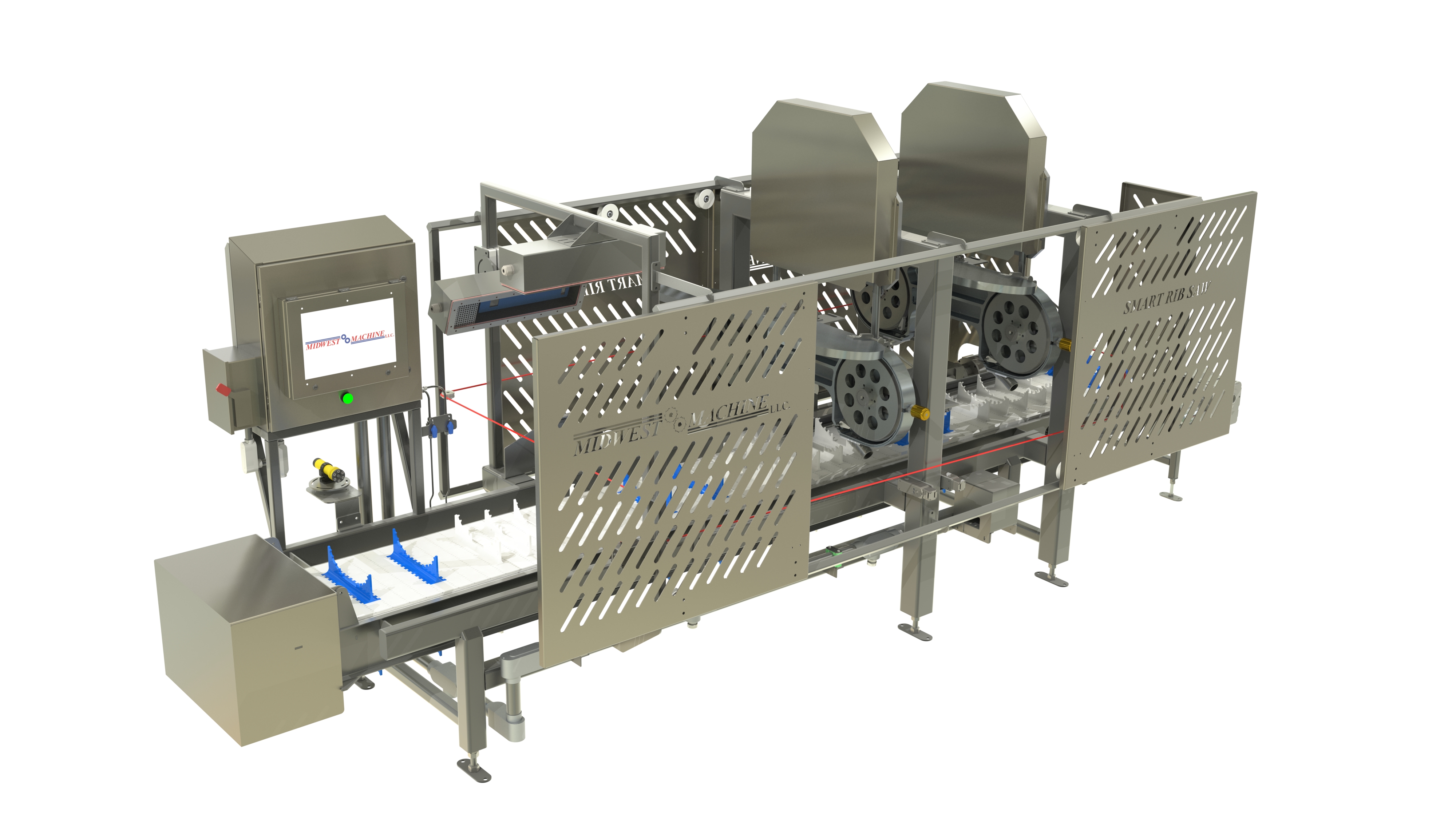 Computer rendering of the patented smart rib saw