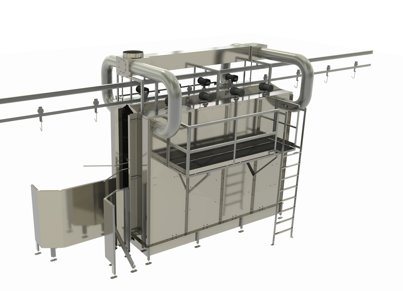 Stainless Steel Carcass Spray Cabinet